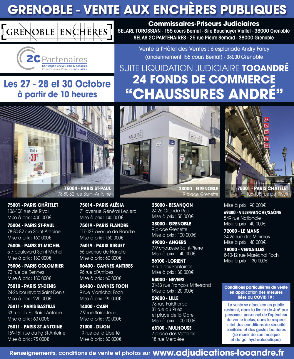 31 Rue De Rivoli 75004 Paris 75001 - PARIS CHÂTELET 106-108 rue de Rivoli Mise... - Lot 75001 - 2C  Partenaires (Lyon)